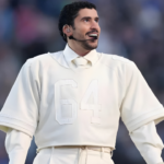 Bad Bunny Apple Music Super Bowl LX Halftime Show 2026 “UN VERANO 64” Appliqué Cream Cropped Layered Shirt