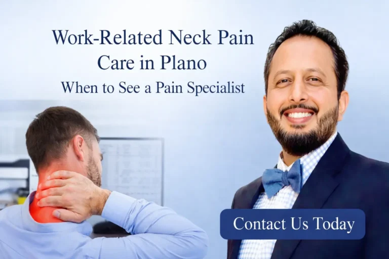Work-Related Neck Pain Care at a Pain Management Clinic in Plano Pain Management Clinic in Plano