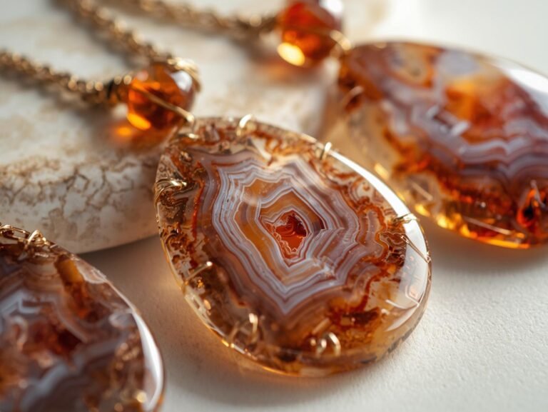 agate stone jewelry