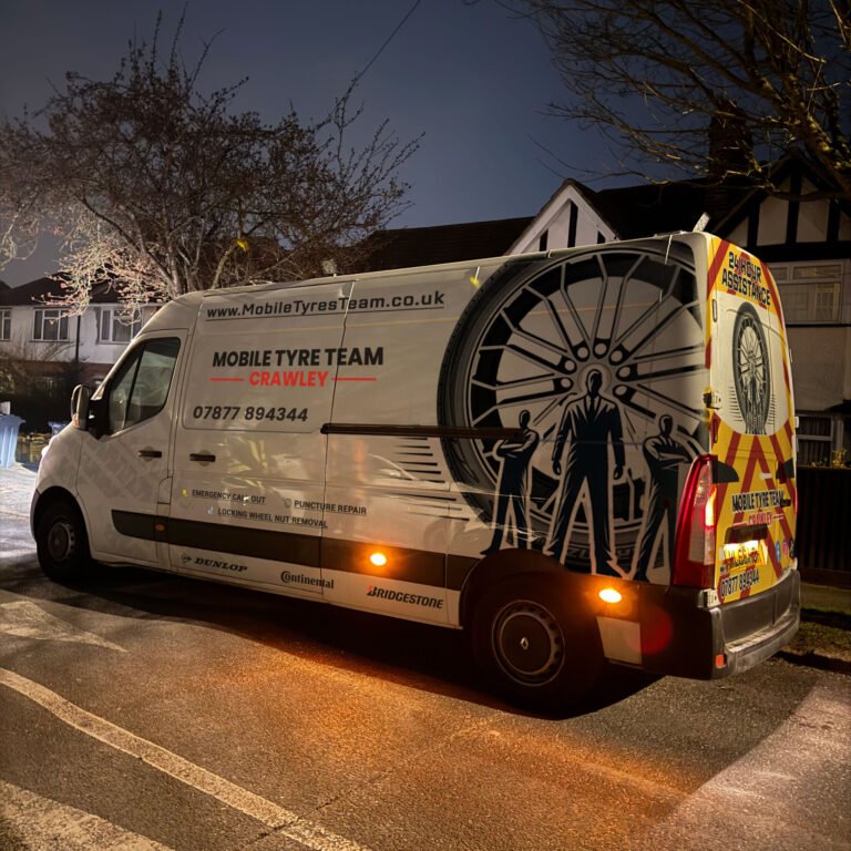 24-Hour Mobile Tyre Fitting in Horsham – Fast, Reliable & Emergency Tyre Services