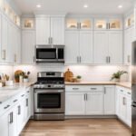 How Do Light Cabinet Finishes Brighten Cooking Spaces?