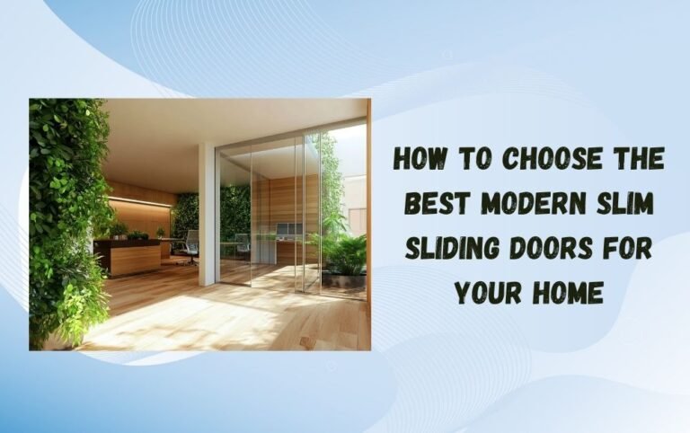 How to Choose the Best Modern Slim Sliding Doors for Your Home