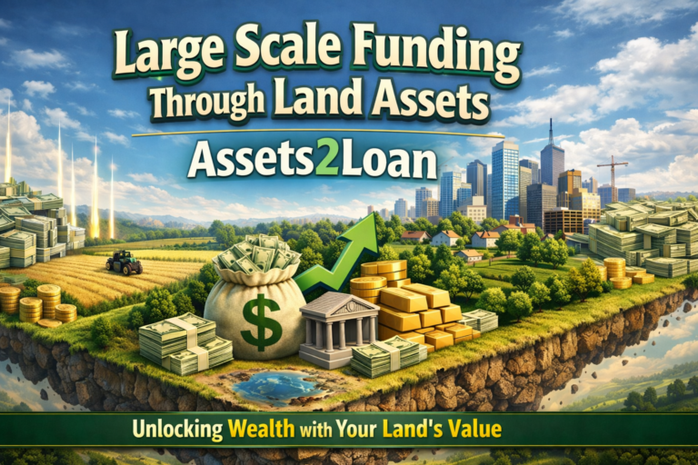 Large Scale Funding Through Land Assets | Assets2Loan Large Scale Funding