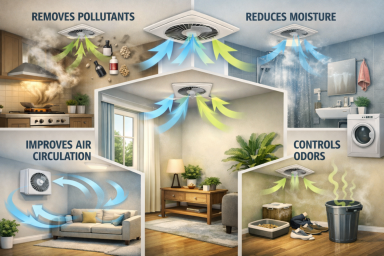 How Do Ventilation Fans Support Safer Indoor Environments?
