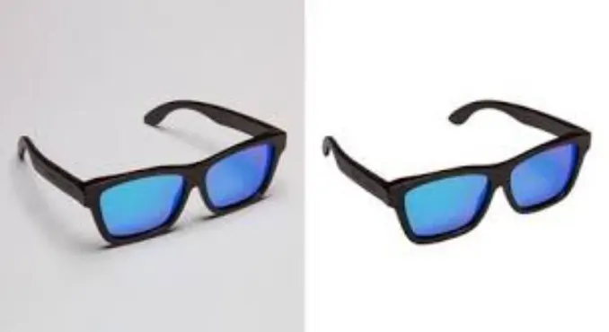 eyeglass photo editing service