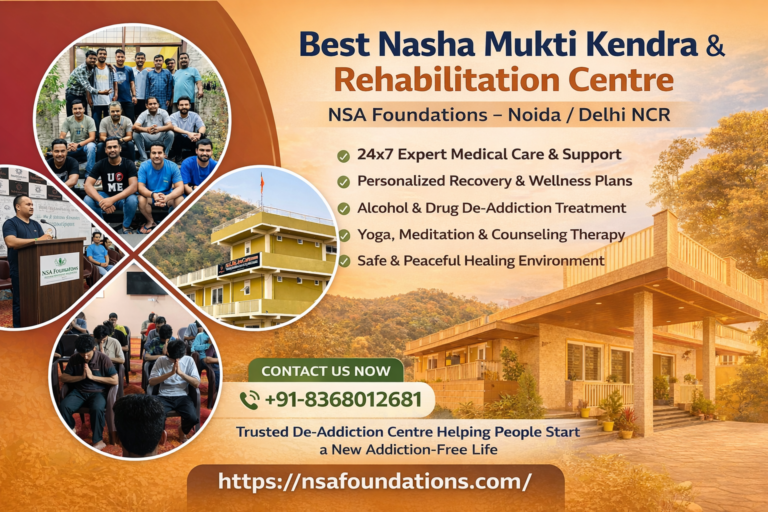 Find trusted rehabilitation support in Delhi & Noida with expert care, personalized treatment, and a safe environment to start your recovery journey.