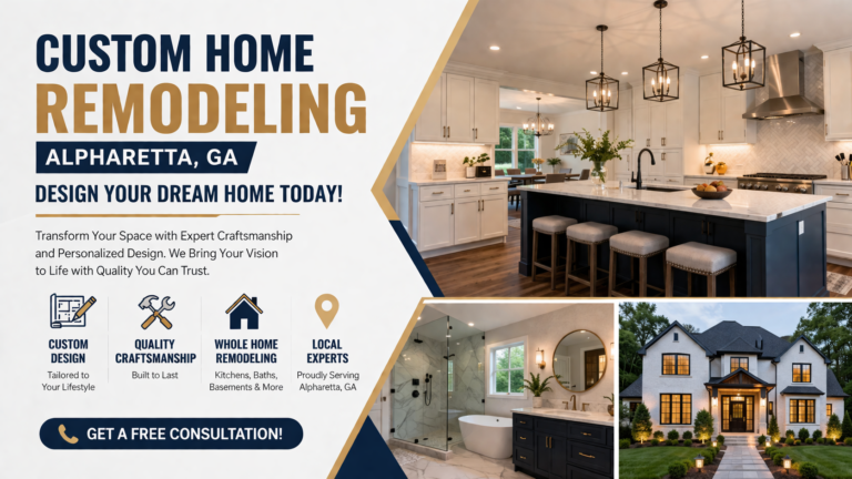 Custom home remodeling in Alpharetta GA