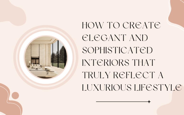 Luxury Residential Interior Design Dubai