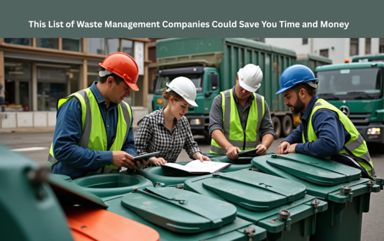 This List of Waste Management Companies Could Save You Time and Money