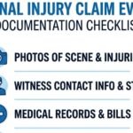 Evidence checklist for personal injury claims after a car accident in the UK