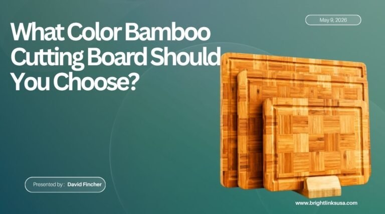 Bamboo Cutting Board, Bright Links USA