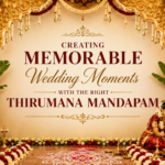 Creating Memorable Wedding Moments with the Right Thirumana Mandapam