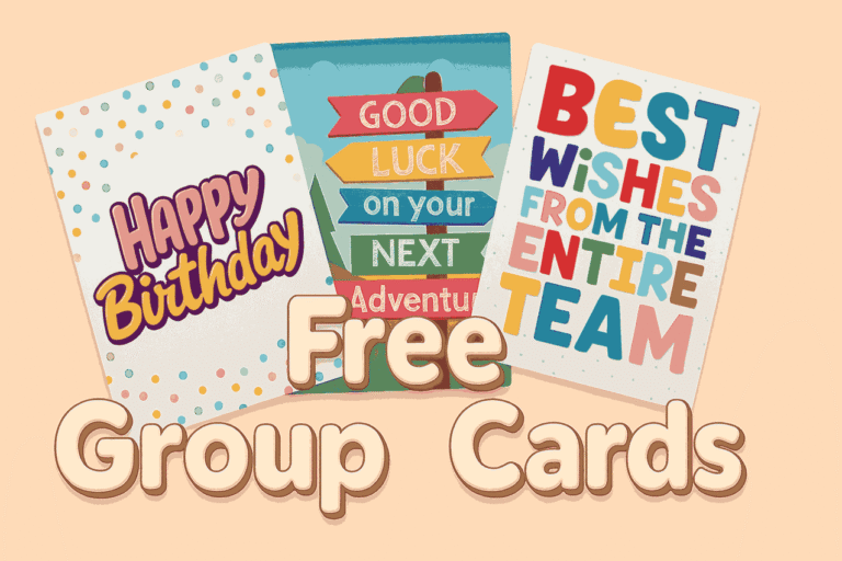 free group cards online