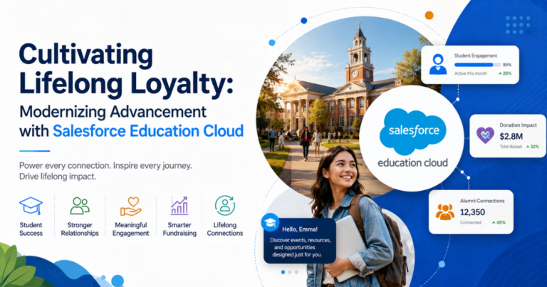 Cultivating Lifelong Loyalty Modernizing Advancement with Salesforce Education Cloud