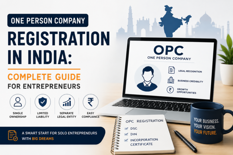 One Person Company Registration in India