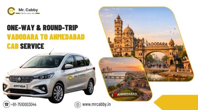 vadodara to ahmedabad cab