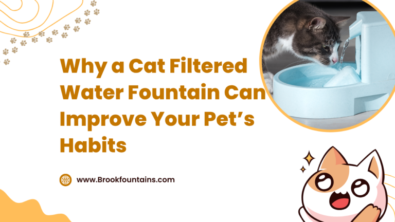 cat filtered water fountain