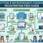 section 8 microfinance company registration fees
