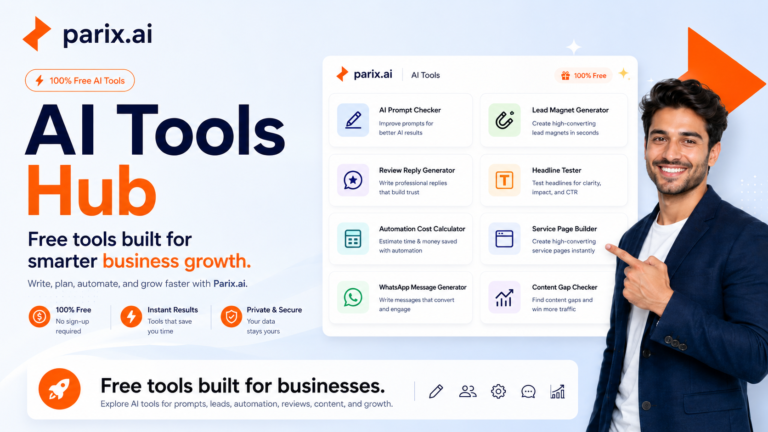 11 Free AI Tools to Grow Your Business Fast | Parix.ai